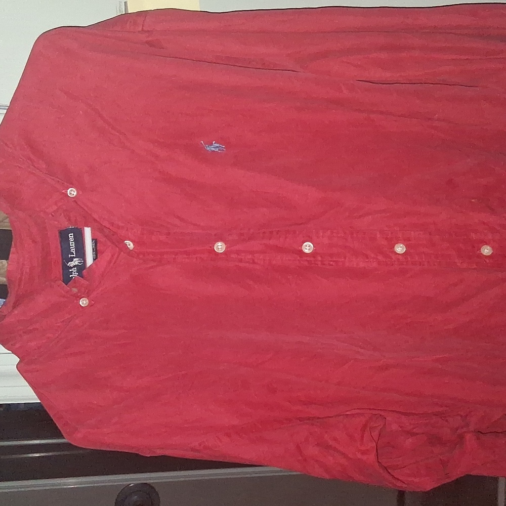 Polo by Ralph Lauren Red Casual Button Down Shirt